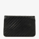 Chanel Classic Single Flap Bag Black Diagonal Quilted Lambskin 24K Gold-Plated Hardware