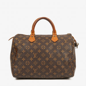 Louis Vuitton Speedy 30 Monogram Canvas Handbag