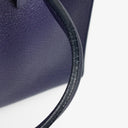 Balenciaga Mini Papier A4 Calfskin Leather Navy Blue Tote Bag