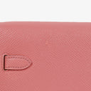 Hermès Kelly To Go Wallet In Rose Confetti Epsom Leather With Palladium Hardware