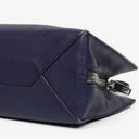 Balenciaga Mini Papier A4 Calfskin Leather Navy Blue Tote Bag