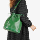 Louis Vuitton Noe Grande GM Green EPI Leather Shoulder Bag