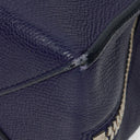 Balenciaga Mini Papier A4 Calfskin Leather Navy Blue Tote Bag
