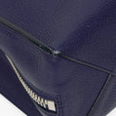 Balenciaga Mini Papier A4 Calfskin Leather Navy Blue Tote Bag