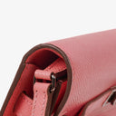 Hermès Kelly To Go Wallet In Rose Confetti Epsom Leather With Palladium Hardware