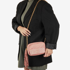 Chanel CC Mark Fringe Tassel Camera Bag
