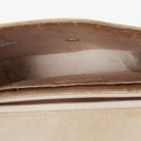 Chanel Beige East West Travel Line Chocolate Bar Flap Bag