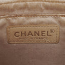 Chanel Beige East West Travel Line Chocolate Bar Flap Bag