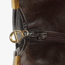 Christian Dior Burgundy Trotter Canvas Shoulder Bag