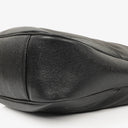 Gucci Bamboo Top Handle Black Lerahter Hobo Bag