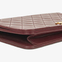 Chanel Classic Full Flap Bag Burgundy Quilted Lambskin