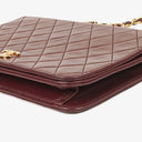 Chanel Classic Full Flap Bag Burgundy Quilted Lambskin