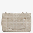 Chanel Beige East West Travel Line Chocolate Bar Flap Bag