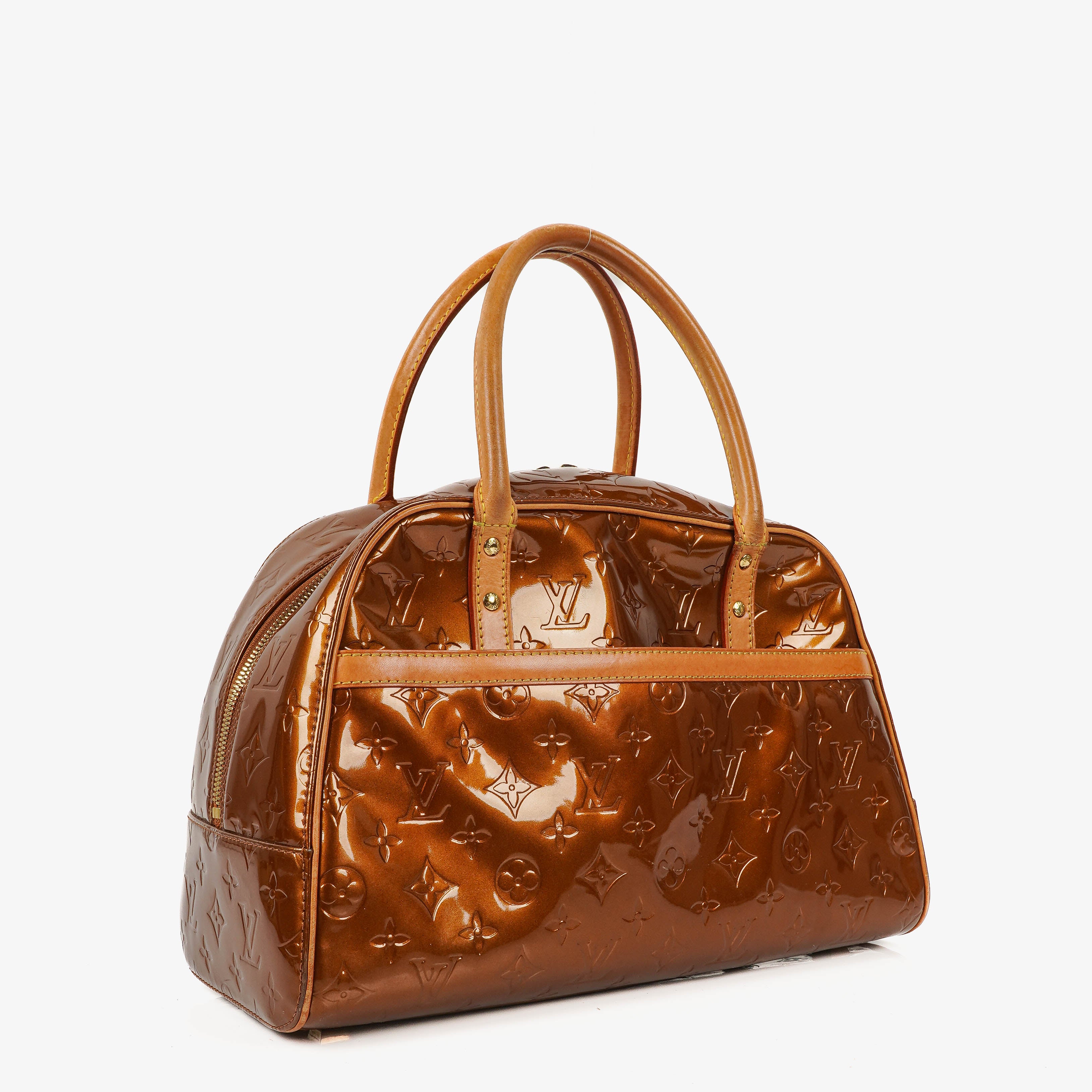 Louis Vuitton Tompkins Square Bronze Vernis Bag