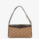 Christian Dior Burgundy Trotter Canvas Shoulder Bag
