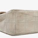 Chanel Beige East West Travel Line Chocolate Bar Flap Bag