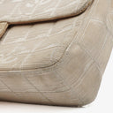 Chanel Beige East West Travel Line Chocolate Bar Flap Bag