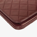 Chanel Classic Full Flap Bag Burgundy Quilted Lambskin