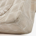Chanel Beige East West Travel Line Chocolate Bar Flap Bag