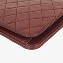 Chanel Classic Full Flap Bag Burgundy Quilted Lambskin