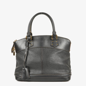 Louis Vuitton Lockit Suhali Gray Leather Bag