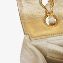 Chanel East West Travel Line Chocolate Bar Flap Bag