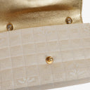 Chanel East West Travel Line Chocolate Bar Flap Bag
