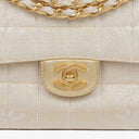 Chanel East West Travel Line Chocolate Bar Flap Bag