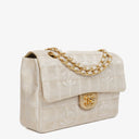 Chanel East West Travel Line Chocolate Bar Flap Bag