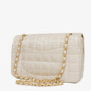Chanel East West Travel Line Chocolate Bar Flap Bag