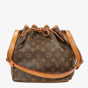 Louis Vuitton Petit Noe Monogram Canvas Shoulder Bag
