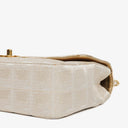 Chanel East West Travel Line Chocolate Bar Flap Bag