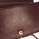 Chanel Classic Full Flap Bag Burgundy Quilted Lambskin