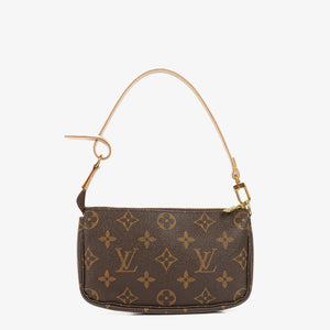 Louis Vuitton Pochette Accessoires Monogram Canvas Clutch Bag