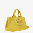 Prada Canapa Logo Girasole Canvas Tote Bag&nbsp;