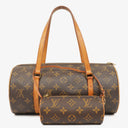 Louis Vuitton Papillon 30 Vintage Monogram Canvas Handbag With Mini Papillon Pochette