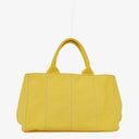Prada Canapa Logo Girasole Canvas Tote Bag&nbsp;