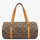 Louis Vuitton Papillon 30 Vintage Monogram Canvas Handbag With Mini Papillon Pochette