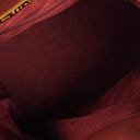 Cartier Must De Cartier Burgundy Leather Bag