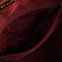 Cartier Must De Cartier Burgundy Leather Bag