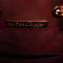 Cartier Must De Cartier Burgundy Leather Bag