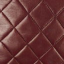 Chanel Classic Full Flap Bag Burgundy Quilted Lambskin