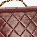 Chanel Classic Full Flap Bag Burgundy Quilted Lambskin