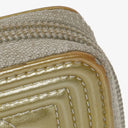 Chanel Quilted Patent Leather Boy Zip Wallet