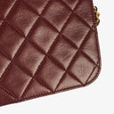 Chanel Classic Full Flap Bag Burgundy Quilted Lambskin