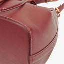 Cartier Must De Cartier Burgundy Leather Bag