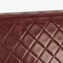 Chanel Classic Full Flap Bag Burgundy Quilted Lambskin