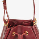 Cartier Must De Cartier Burgundy Leather Bag
