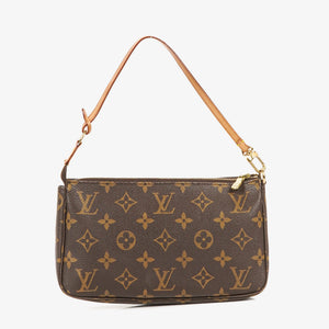 Louis Vuitton Pochette Accessoires Monogram Canvas Clutch Handbag