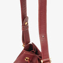 Cartier Must De Cartier Burgundy Leather Bag